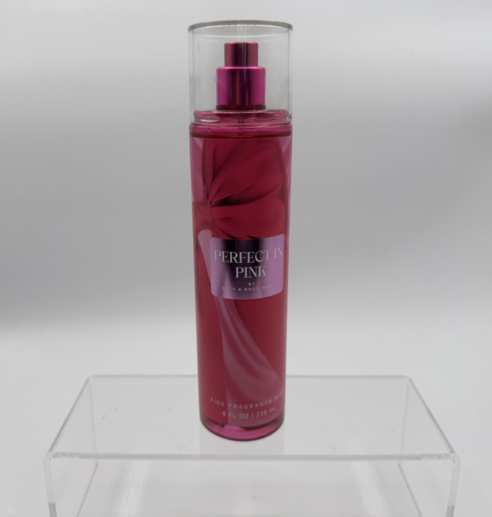 BATH & BODY WORKS PERFECT IN PINK FINE FRAGRANCE MIST BODY SPRAY 8.OZ NEW